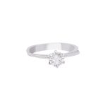 Sarah Kosta Joyas - Solitario en plata 950 con cristal ANPLCR1221_c