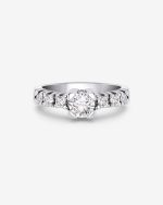 ANAUBR1549 Medio sin fin de brillantes y oro blanco 18k
