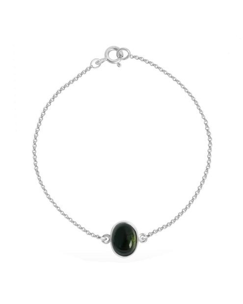 Green tourmaline bracelet
