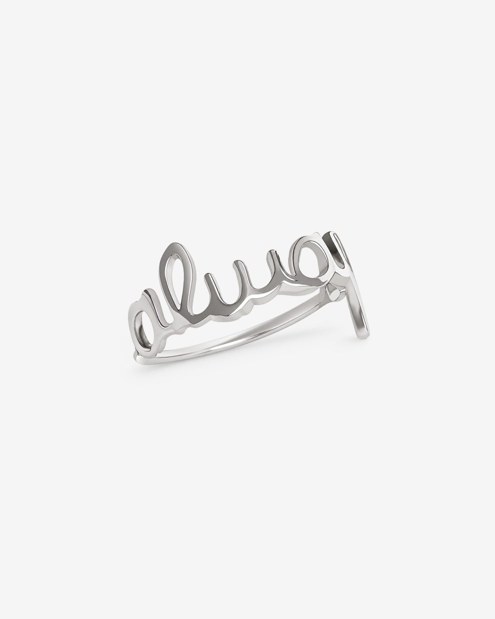 Anillo minimalista Always